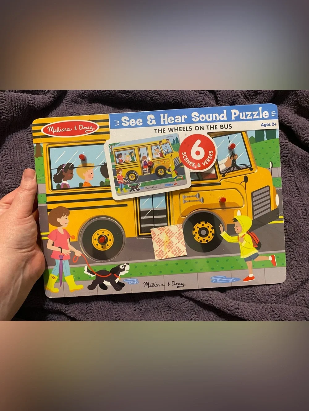 5/$25 Melissa & Doug Wheels on the Bus Song Puzzle
